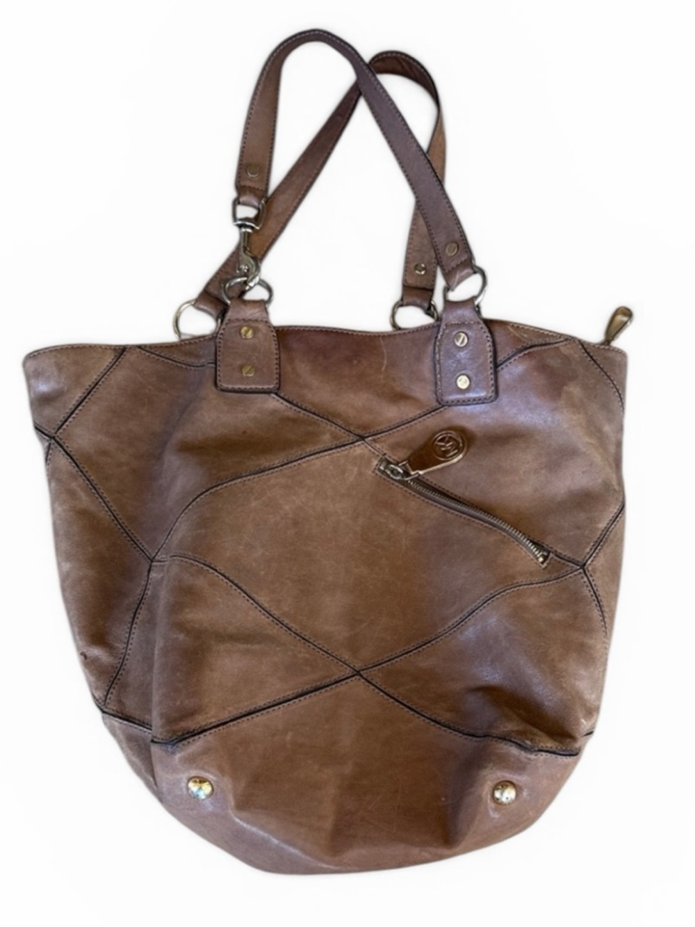 MICHAEL KORS hobo style ladies, leather handbag, preloved fair condition
